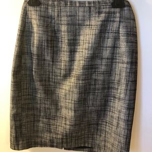 Black & White Tweed Tahari Skirt